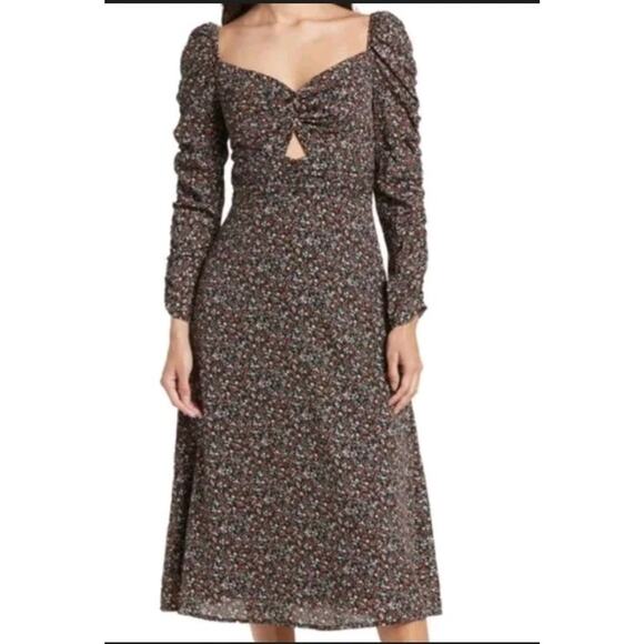 Astr Ditsy Floral Dress Size Large - Picture 1 of 8